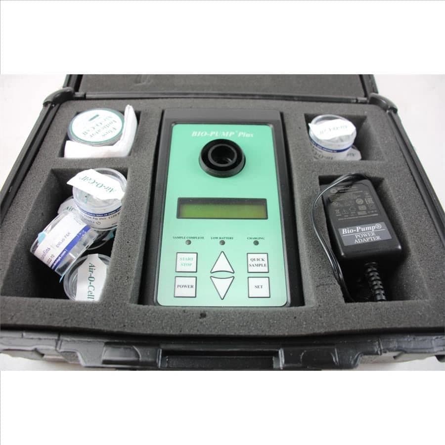 Zefon Bio-Pump Plus air sampling pump with Air-O-Cell cassettes